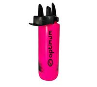 Optimum Hygienic Aqua Spray Water Bottle Fluorescent Pink Black 800 ml