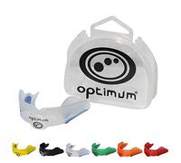 Optimum Matrix Mouthguard Gum Shield - Rugby Mouth Guard with Storage Case | Dual Composite Construction with Shock Absorbing Jaw Pads, Breathing Channel, Impact Pads & Clear Storage Box