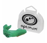 Optimum Matrix Mouthguard Gum Shield - Rugby Mouth Guard with Storage Case | Dual Composite Construction with Shock Absorbing Jaw Pads, Breathing Channel, Impact Pads & Clear Storage Box