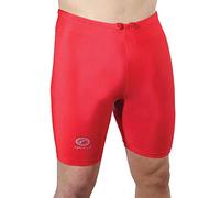 Optimum Men's BMX Compression Shorts - Quick-Dry Performance Sports Underwear, Base Layer Running Gear with Secure Fit for Gym and Outdoor Activities, XL, Red