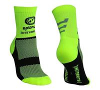 Optimum Nitebrite Hi Vis Cycling Socks - Bright Colours for Day & Low Light Visibility, Breathable, Moisture Wicking and Cushioned for All-Day Comfort