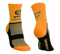 Optimum Nitebrite Hi Vis Cycling Socks - Bright Colours for Day & Low Light Visibility, Breathable, Moisture Wicking and Cushioned for All-Day Comfort
