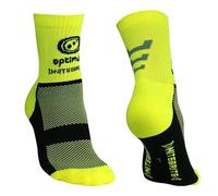 Optimum Nitebrite Hi Vis Cycling Socks - Bright Colours for Day & Low Light Visibility, Breathable, Moisture Wicking and Cushioned for All-Day Comfort