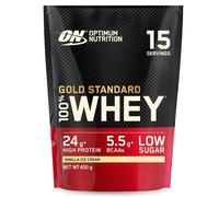 Vanilla ice cream protein Optimum Nutrition Gold Standard 100% Whey 450 g