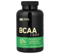 Optimum Nutrition BCAA Capsules, Amino Acids Tablets, 1000 mg of Essential Amino Acids BCAAs with L-Leucine, L-Isoleucine and L-Valine, Unflavoured, BCAA Supplements, 100 Servings, 200 Capsules
