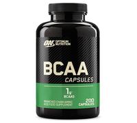Optimum Nutrition BCAA Capsules, Amino Acids Tablets, 1000 mg of Essential Amino Acids BCAAs with L-Leucine, L-Isoleucine and L-Valine, Unflavoured, BCAA Supplements, 100 Servings, 200 Capsules