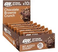 Optimum Nutrition Chocolate Brownie Crunch Protein Bar, 10 x 65 g