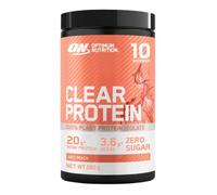 Optimum Nutrition Clear Protein 100% Plant Protein Isolate, Vegan and Sugar-Free High Protein Powder with BCAAs, made from Pea Protein Isolate, Muscle Support & Repair, Juicy Peach, 10 servings, 280 g