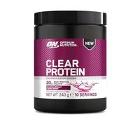 Optimum Nutrition Clear Whey Isolate, 20g Whey Protein Isolate,Blackcurrant, Zero Sugar, Protein Contributes to Muscle Growth, 240g, 10 Servings