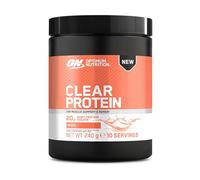Optimum Nutrition Clear Whey Isolate, 20g Whey Protein Isolate, Peach, Zero Sugar, Protein Contributes to Muscle Growth, 240g, 10 Servings