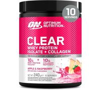 Optimum Nutrition Clear Whey Protein + Collagen Apple & Raspberry Beauty Support Powder Flavour - 240g