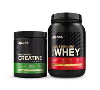 Optimum Nutrition Creatine & Whey Gold Standard French Vanilla Bundle