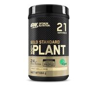 Optimum Nutrition Gold Standard 100% Plant Based Protein Powder for Men and Women, Vegan Protein Shake Powder, Post Workout, or anytime throughout the day, Vanilla Flavour, 21 Servings, 684g
