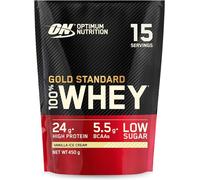 Optimum Nutrition Gold Standard 100% Whey 450g Hi Protein Low Sugar 15 Servings