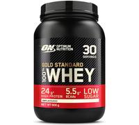 Optimum Nutrition Gold Standard 100% Whey Muscle Building and Recovery Protein Powder With Naturally Occurring Glutamine and BCAA Amino Acids, Unflavoured, 30 Servings, 900 g