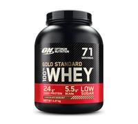 Optimum Nutrition Gold Standard 100% Whey Muscle Building and Recovery Protein Powder With Naturally Occurring Glutamine and BCAA Amino Acids, Chocolate Hazelnut Flavour, 71 Servings, 2.27 kg