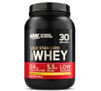 Optimum Nutrition Gold Standard 100% Whey Muscle Building and Recovery Protein Powder With Naturally Occurring Glutamine and BCAA Amino Acids, Banana Cream Flavour, 30 Servings, 900 g