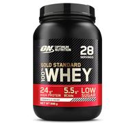 Optimum Nutrition Gold Standard 100% Whey Protein, Muscle Building Powder With Naturally Occurring Glutamine and BCAA Amino Acids, Cookies and Cream Flavour, 28 Servings, 896 g