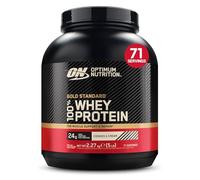 Optimum Nutrition 100% Gold Standard Whey Protein Powder, 24g Protein, Cookies and Cream, BCAA, Low-sugar, Fast-Digesting Isolate for Muscle Gain & Recovery, 2.27 kg, 71 Servings