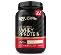 Optimum Nutrition Gold Standard 100% Whey Protein Powder for muscle building and recovery, Unflavoured, 900g, 30 servings, Package May Vary