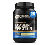 Optimum Nutrition Gold Standard 100% Casein Slow Digesting Protein Powder with Zinc, Magnesium and Amino Acids, Support Muscle Growth & Repair Overnight, Creamy Vanilla Flavour, 28 Servings, 924 g