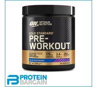 Optimum Nutrition Gold Standard Pre-Workout Protein - Blue Raspberry, 330g