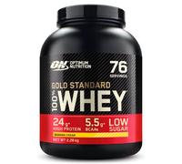 Optimum Nutrition Gold Standard Whey - 2.27 kg 2.27 Kg | Banana Cream,76 Servings,24g Protein, BCAA, Low Sugar, Fast-Digesting Isolate, Supports Muscle Growth and Repair