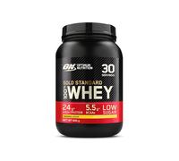Optimum Nutrition Gold Standard Whey Muscle Building Recovery Protein Powder Occurring Glutamine BCAA Amino Acids Banana Cream Flavour 30 Serving 900g