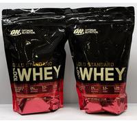 Optimum Nutrition Gold Standard Whey Protein 2 x 450g Strawberry EXP 07/2027