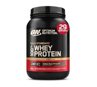 Optimum Nutrition Gold Standard Whey Protein, Muscle Building Powder with Naturally Occurring Glutamine and Amino Acids, Double Rich Chocolate, 29 Servings, 899 g, Packaging May Vary