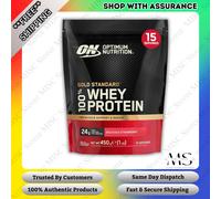 Optimum Nutrition Gold Standard Whey Protein Strawberry 450g New Exp (06/2028)