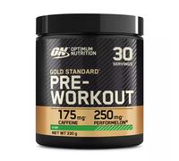 Optimum Nutrition Gold Standard Pre Workout Powder, Energy Drink with Creatine Monohydrate, Beta Alanine, Caffeine and Vitamin B Complex, Nutrition Supplement, Kiwi Flavour, 30 Servings, 330 g