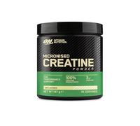Optimum Nutrition Micronised Creatine Powder, 100% Pure Creatine Monohydrate Powder for Performance and Muscle Power, Unflavoured, 55 Servings, 187 g