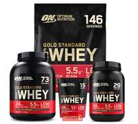 Optimum Nutrition Gold Standard Whey Protein Powder, Cookies and Cream, 71 Servings, 2.27kg