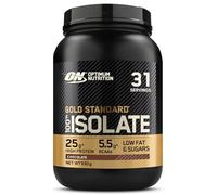 Optimum Nutrition ON Gold Standard 100% Isolate Pure Whey Protein, Naturally Occurring BCAAs and Glutamine, Pre and Post Workout, Chocolate Flavour, 31 Servings, 930 g