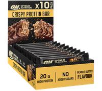Optimum Nutrition Peanut Butter Crispy Protein bar 65g - Case of 10