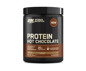 Optimum Nutrition Protein Hot Chocolate Hazelnut Powder, 20 g High Protein Per Serving, ProTherma Hydrolyzed Whey for Easy Mixing, Tasty Shake for Muscle Growth & Maintenance, 10 Servings, 350 g