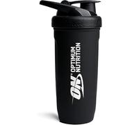 Optimum Nutrition Reforce Steel Smartshake, Durable Food-Grade Stainless Steel Protein Shaker Bottle, BPA Free Bottle with Leak-Proof Flip-to-Cap, Easy to Carry Smart Shaker for Protein Shakes, 900 ml