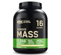 Optimum Nutrition Serious Mass - High-Calorie Mass Gainer, Creatine & Glutamine, Vanilla, 2.73kg