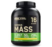 Optimum Nutrition Serious Mass Protein Powder High Calorie Mass Gainer with Vitamins, Creatine Monohydrate and Glutamine, Banana, 8 Servings, 2.73kg, Packaging May Vary