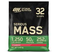 Optimum Nutrition Serious Mass,Strawberry Flavour, 16 Servings, 5.45KG