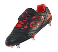 Optimum Razor 6 Stud Kids Rugby Boots | Lightweight boots engineered to deliver elite traction & power to drive through the scrum on soft ground pitches.