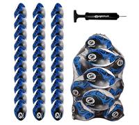 Optimum Razor Rugby Ball Bulk Pack with Bag & Ball Pump, Professional Training & Match-Day Ball, Natural Rubber Grip & Balanced Weight for Elite Handling, Control & Accuracy - 30 Pack, Blue, Size 5