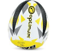 Optimum Rugby Bounce Back Solo Skills Ball - Balanced, Responsive, Accurate Handling & Kicking - Top-Performing Rebound Rugby Ball for Pro Training - 2-Ply, 410g (size 4)