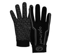 Optimum Sport Thermal Velocity Sports Gloves, All-Weather Elite Performance Grip, Unrestricted Hand Movement, Velcro Strap & Insulated Warmth for Cold Weather Confidence - M, Black