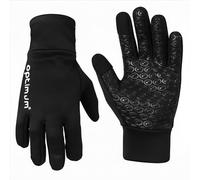 Optimum Sport Unisex Aqua Winter Gloves, Multi-Sport Waterproof Performance in All-Weather Scenarios, Touchscreen Compatible for Running, Cycling, Hiking & Daily Warmth/Protection - XXXXS, Black