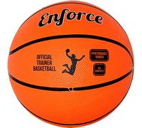 Optimum Street Basketball - Durable Korean Rubber with All-Weather Grip for Versatile Indoor/Outdoor Play - Sizes 7 & Mini for All Ages - Orange, Mini