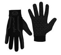 Optimum Thermal Velocity Sports Gloves, All-Weather Elite Performance Grip, Unrestricted Hand Movement, Easy Fasten Strap & Insulated Warmth for Cold Weather Confidence - XXXS, Black