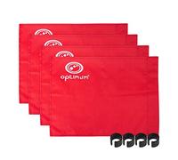 Optimum Training Corner Flag Pack Of 4 - Red