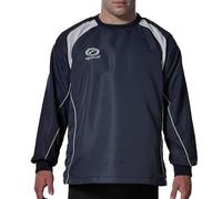 Optimum Unisex Junior Windbreaker Sports Contact Top Stay Cool and Comfortable During Rugby and Football Trainings in All Weather - Navy/White,LB